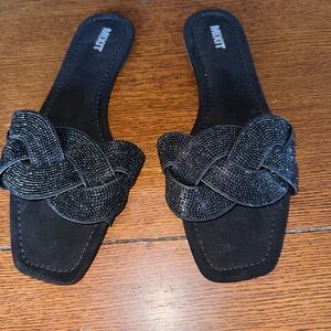 MIXIT Black Slide Sandals
